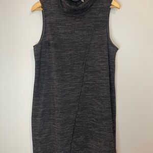Joe B by Joe Benbasset size XL cowl neck cross front sleeveless knit grey dress
